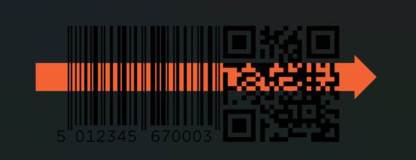 A bar code with orange stripe
AI-generated content may be incorrect.